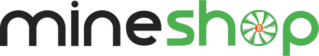 MineShop logo — Ierse webshop voor ASIC- en GPU-mining-hardware